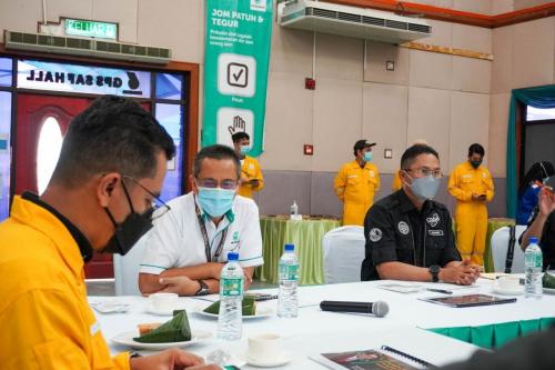 YBrs. Tuan KP CGSO bersama Tim Naziran Sasaran Penting telah melaksanakan naziran ke atas Sasaran Penting milik Petronas di Paka, Terengganu