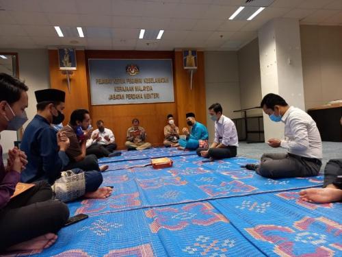 Majlis Bacaan Surah Yaasin, Tahlil dan Doa Selamat Anjuran KESKEB CGSO telah diadakan di Ibu Pejabat CGSO, Putrajaya