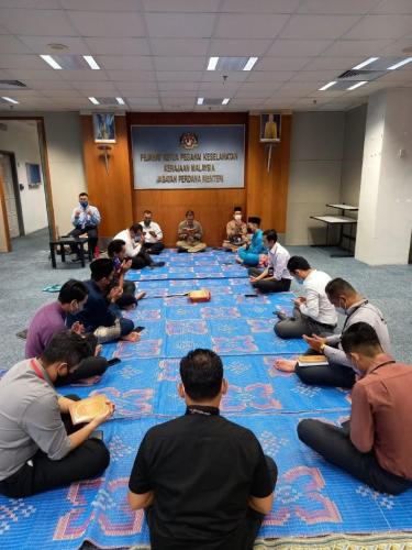 Majlis Bacaan Surah Yaasin, Tahlil dan Doa Selamat Anjuran KESKEB CGSO telah diadakan di Ibu Pejabat CGSO, Putrajaya