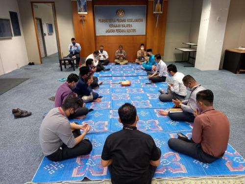 Majlis Bacaan Surah Yaasin, Tahlil dan Doa Selamat Anjuran KESKEB CGSO telah diadakan di Ibu Pejabat CGSO, Putrajaya