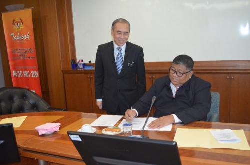 Majlis Serah Tugas TKPKKD dan TKPKKO Pejabat KPKK 2018 Pada 5 Mac 2018